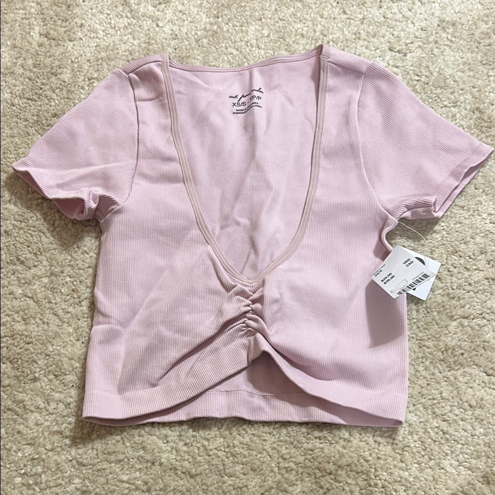 Out from under seamless ruched crop top